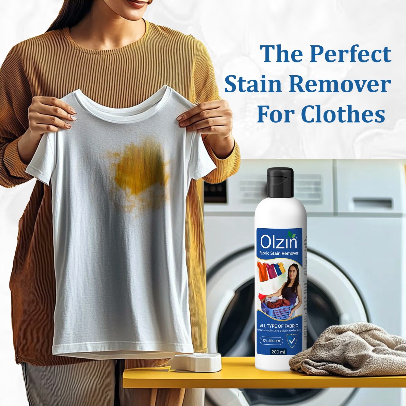 Olzin Fabric Stain Remover For Clothes