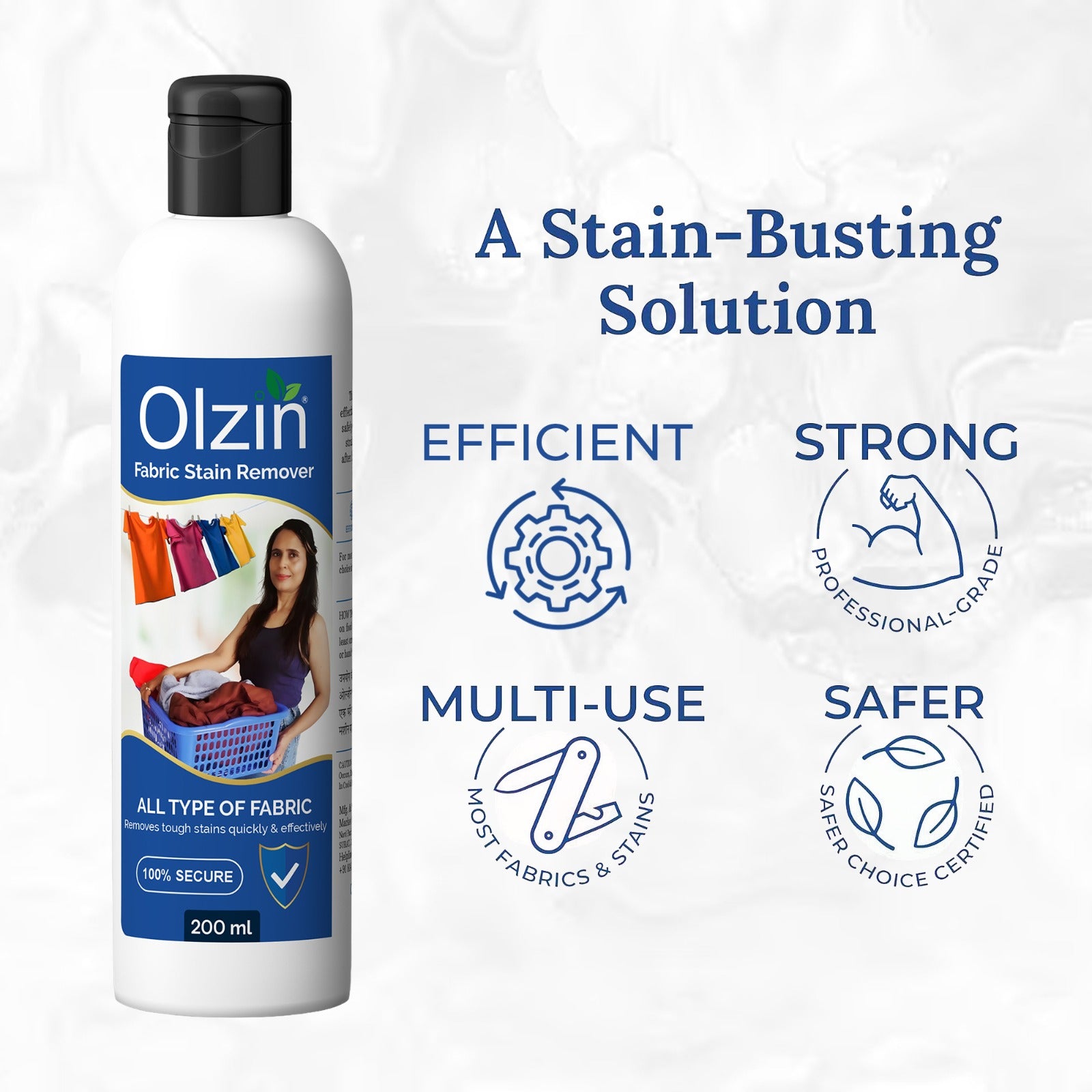Olzin Fabric Stain Remover For Clothes