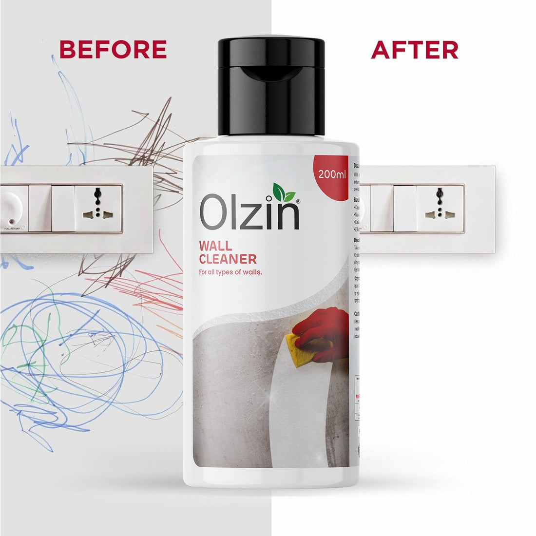 Olzin Wall Cleaner – Multi-Surface Tough Stain Remover